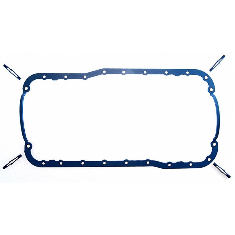Fel-Pro Oil Pan Gasket, Permadryplus ®, Set, Permadryplus ® One-Piece Molded Rubber Gasket Included, Oil Pan Snap-Ups ® Included – OS 13260 T