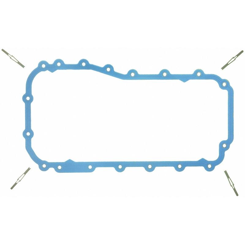 Fel-Pro Oil Pan Gasket, Set, Permadry ® Molded Rubber Gasket Included, Rtv Sealant Not Included for Lower Oil Pan Gasket – OS 30622 R