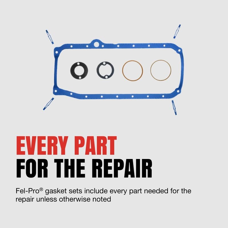 Fel-Pro Oil Pan Gasket, Set, Permadry ® Molded Rubber Gasket Included – OS 34407 R