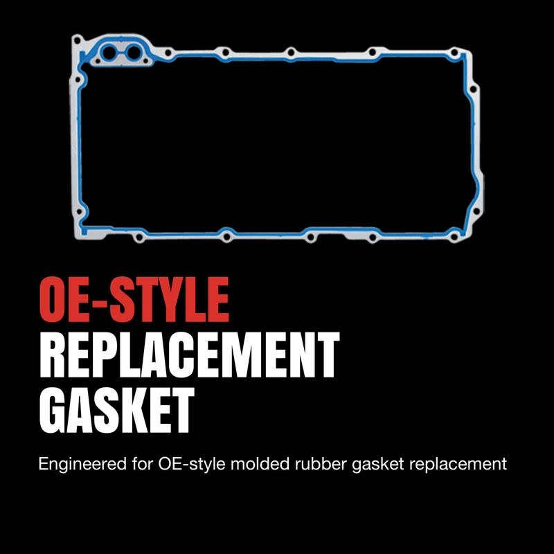 Fel-Pro Oil Pan Gasket, Set, Permadry ® Molded Rubber Gasket Included – OS 34409 R
