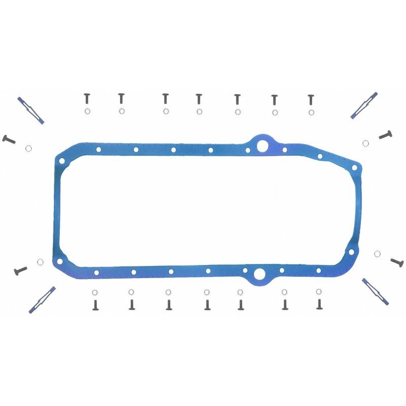 Fel-Pro Oil Pan Gasket, Permadryplus ®, Set, Oil Pan Snap-Ups ® Included – OS 34510 T