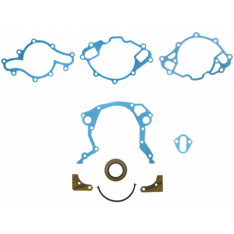 Fel-Pro Timing Cover Gasket Set, Without Sleeve ‘n’ Seal Plus, Water Pump to Plate Gaskets Not Included – TCS 45449