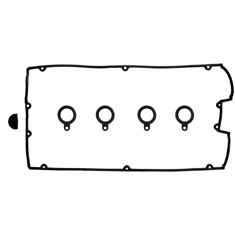 Fel-Pro Valve Cover Gasket, Permadry ® Molded Rubber Gasket Included, With Semi-Circular Plug and Spark Plug Tube Seals – VS 50434 R