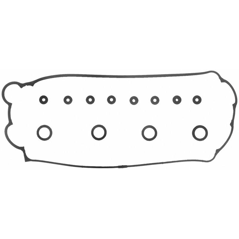 Fel-Pro Valve Cover Gasket, Permadry ® Molded Rubber Gasket Included, With Grommets and Spark Plug Tube Seals – VS 50498 R