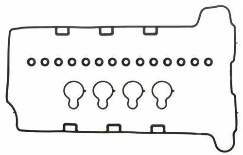Fel-Pro Valve Cover Gasket, Permadry ® Molded Rubber Gasket Included, With Grommets and Spark Plug Tube Seals – VS 50596 R