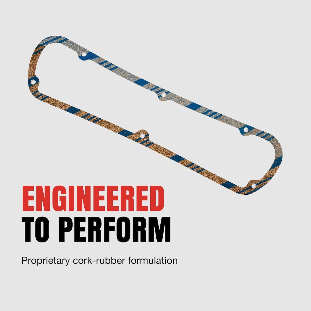 Fel-Pro Valve Cover Gasket, Permadry ® Molded Rubber Gaskets Included, With Spark Plug Tube Seals – VS 50805 R