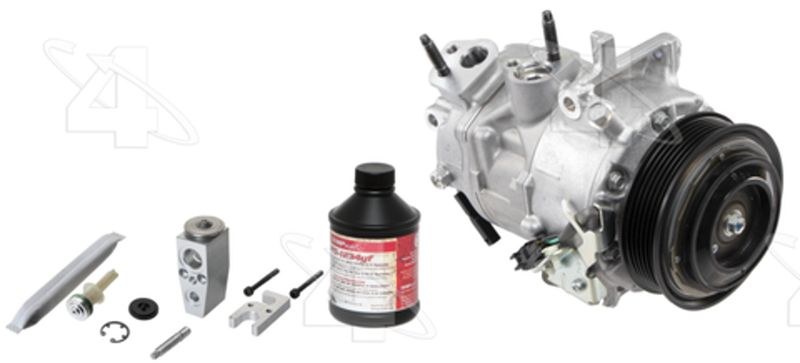Four Seasons Air Conditioner Compressor, With Filter Drier/ Expansion Device/ Compressor Oil/ Gaskets/ O-Rings – 10438NK