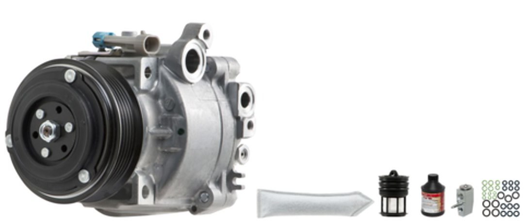 Four Seasons Air Conditioner Compressor, With Filter Drier/ Expansion Valve/ Oil/ O-Rings – 12039NK