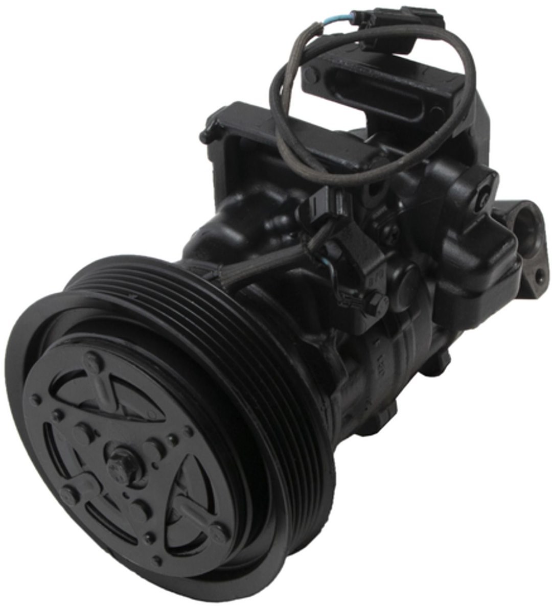 Four Seasons Air Conditioner Compressor, Remanufactured with Clutch, 12 Volt, Nippondenso, Uses R134A Refrigerant, 6 Groove – 167372