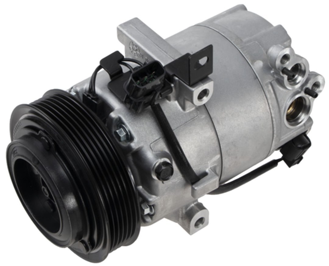Four Seasons Air Conditioner Compressor, VS12 Model, 12 Volt, 6 Groove, R-134A or R-1234YF Refrigerant – 168317