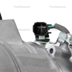 Four Seasons Air Conditioner Compressor, 12 Volt, 4.3 Inch Pulley Diameter, Nippondenso, 4 Groove, R-134A or R-1234YF Refrigerant – 178357