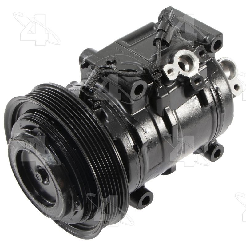 Four Seasons Air Conditioner Compressor, Remanufactured with Clutch, For Use with 10SRE18C Compressor – 197304