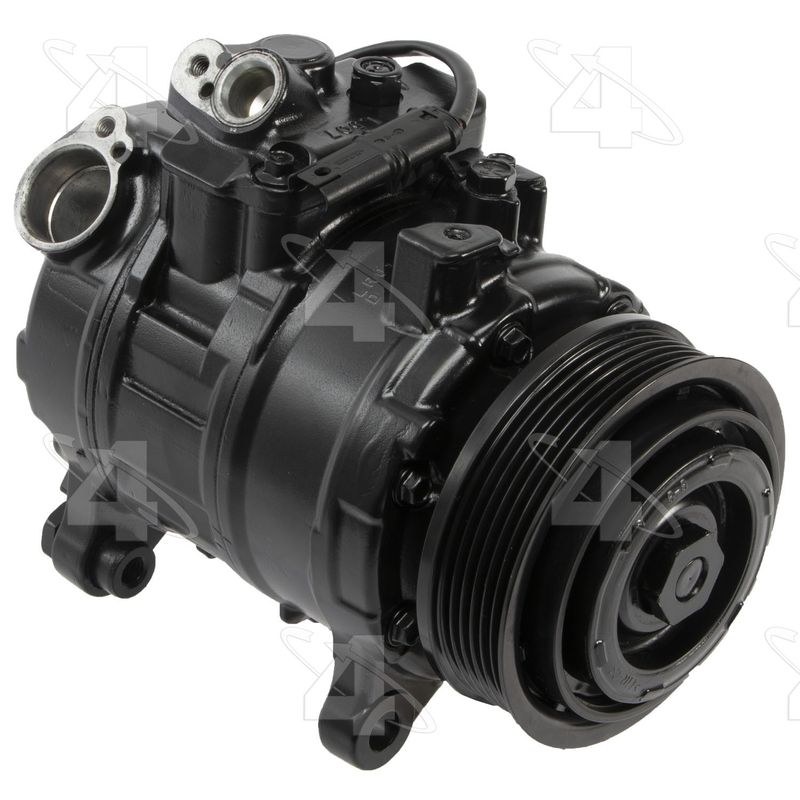 Four Seasons Air Conditioner Compressor, Remanufactured with Clutch, For Use with 7SEU17A Compressor – 197365