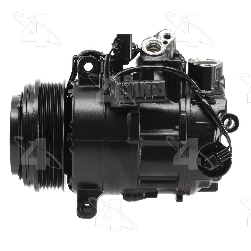 Four Seasons Air Conditioner Compressor, Remanufactured with Clutch, For Use with 6SBU16C Compressor – 197379