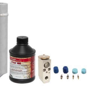 Four Seasons Air Conditioner Compressor Installation Kit, With Filter Drier/ Expansion Valve/ Compressor Oil/ Cap and Valve Kit – 20178SK