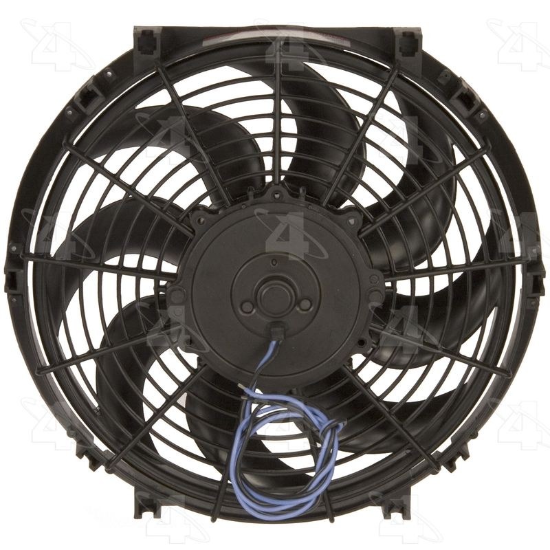 Four Seasons Cooling Fan, Electric Fan Kit, 12 Inch Overall Diameter X 2.75 Inch Depth, 8 S Curved Blades – 36896