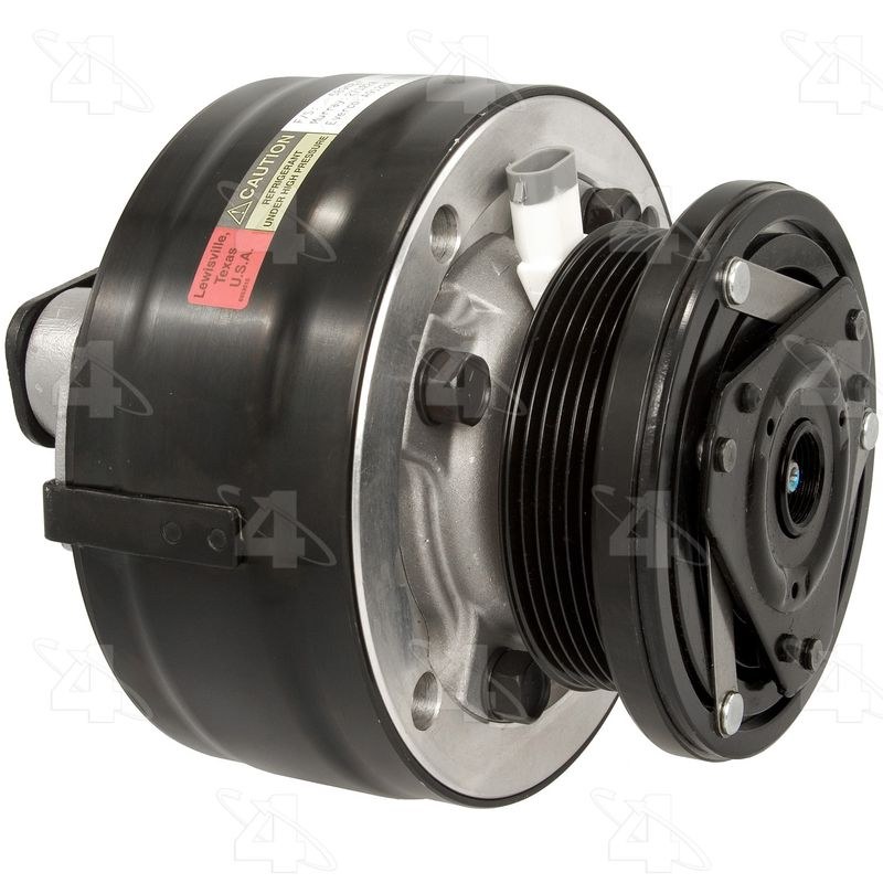 Four Seasons Air Conditioner Compressor, New with Clutch, For Use with R4 Compressor – 58948