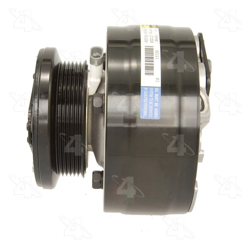 Four Seasons Air Conditioner Compressor, New with Clutch, For Use with R4 Compressor – 58948
