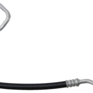 Four Seasons Air Conditioner Hose, 16 Millimeter Service Port Size, Discharge Line Hose Assembly Without Bracket, Aluminum/ Rubber – 65717