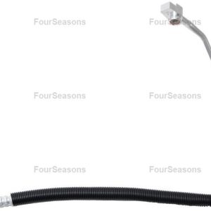 Four Seasons Air Conditioner Hose, Discharge Line Hose Assembly Without Bracket, Aluminum/ Rubber – 66922