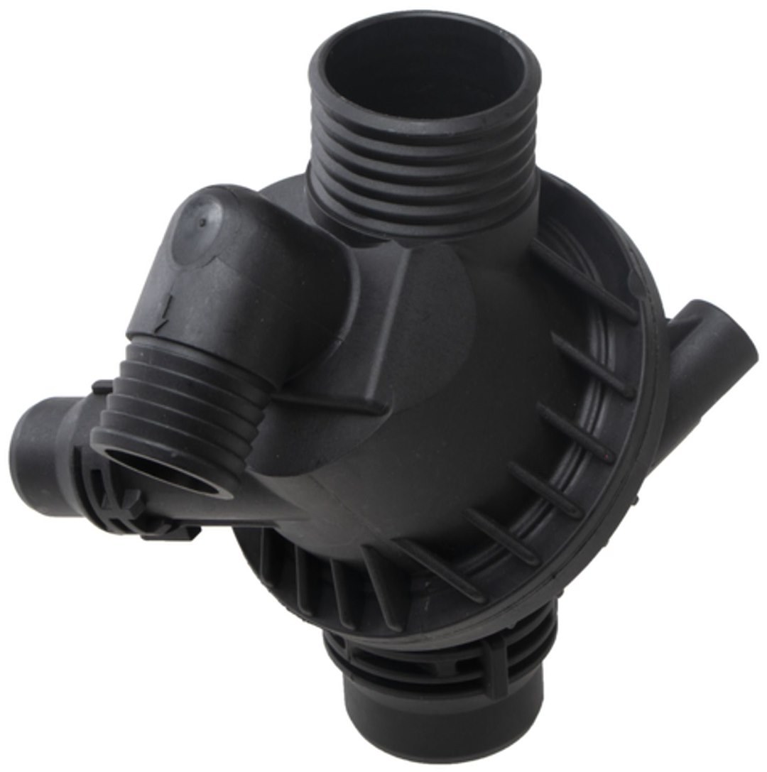 Four Seasons Thermostat Housing, With Thermostat, Plastic, Gasket, Black – 86313