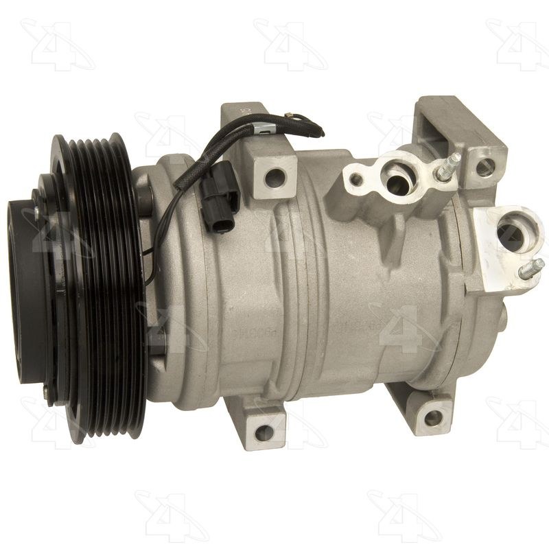 Four Seasons Air Conditioner Compressor, For Use with 10SR17C Compressor, With Filter Drier/ Expansion Valve/ Oil/ O-Rings – 8653NK