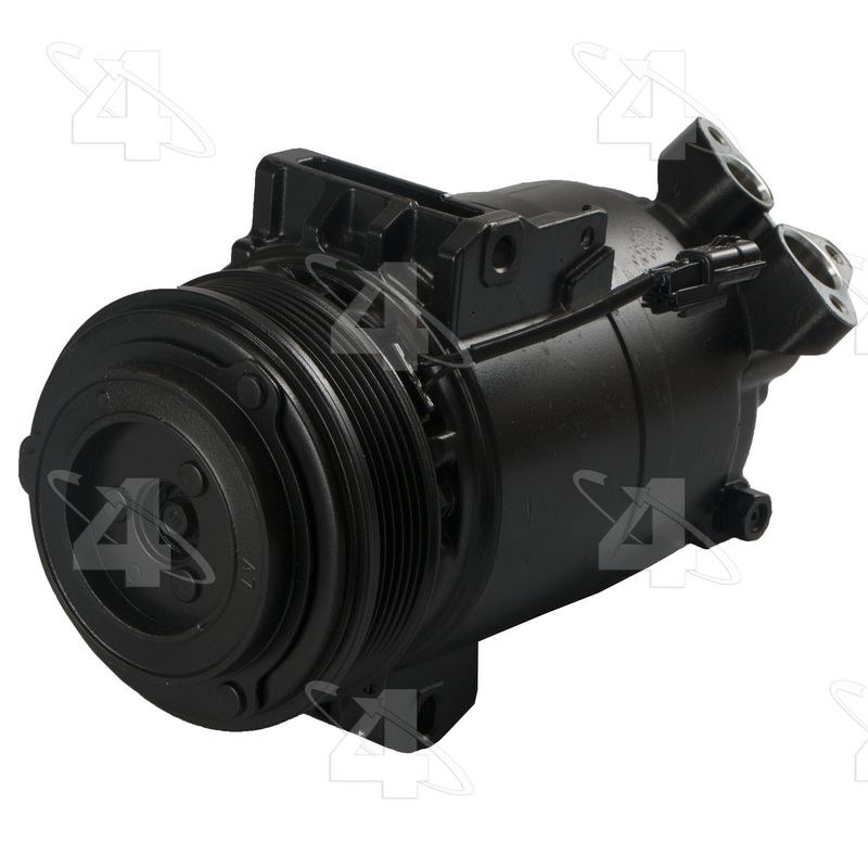 Four Seasons Air Conditioner Compressor, Remanufactured with Clutch, For Use with DKS17D Compressor – 97465
