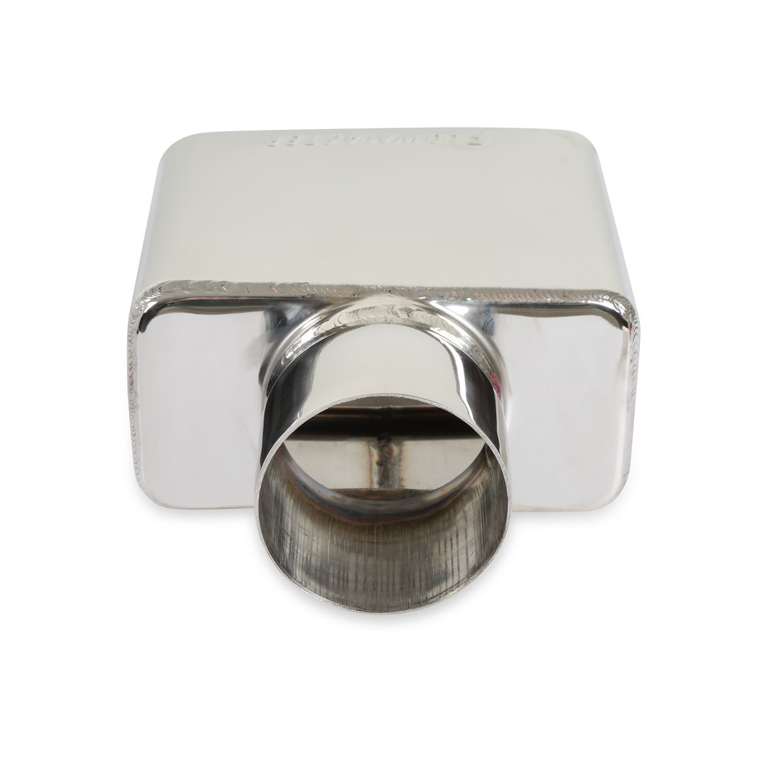 Flowmaster Exhaust Tail Pipe Tip, 2-1/2 Inch Inside Diameter Inlet, 3 Inch Height X 5-1/2 Inch Width Outlet, 304 Stainless Steel, Rectangle – 15354