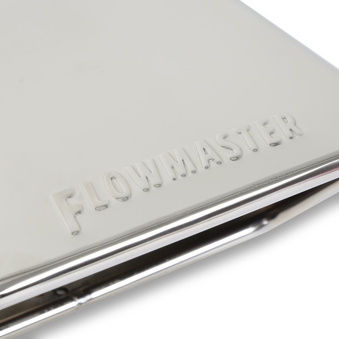 Flowmaster Exhaust Tail Pipe Tip, 2-1/2 Inch Inside Diameter Inlet, 3 Inch Height X 5-1/2 Inch Width Outlet, 304 Stainless Steel, Rectangle – 15354