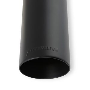 Flowmaster Exhaust Tail Pipe Tip, 2-1/2 Inch Inlet, 3-1/2 Inch Outlet, Black Ceramic Stainless Steel Finish, Round, Angled Cut – 15397B