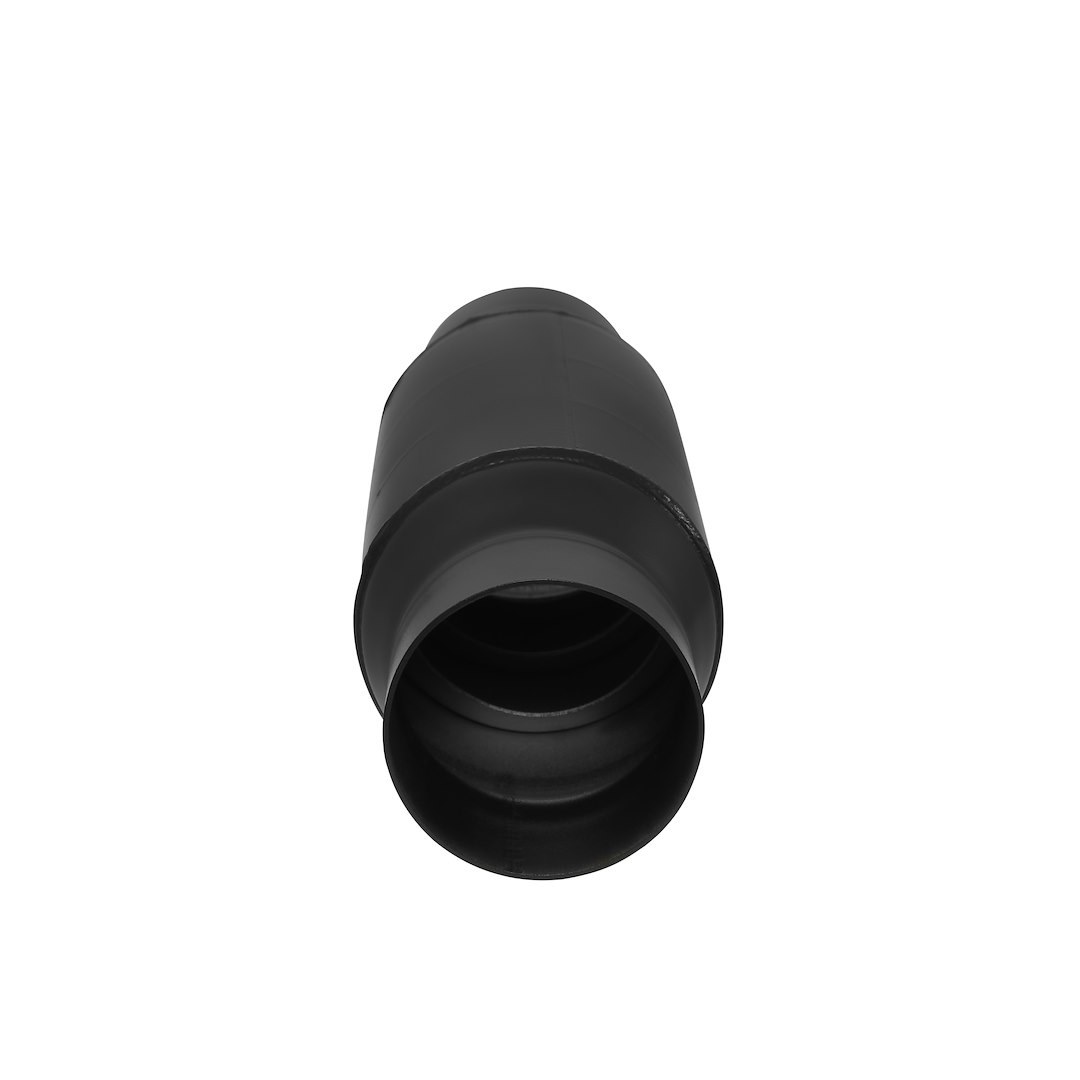 Flowmaster Exhaust Muffler, Outlaw, 4 Inch Diameter Aluminized Steel Case, Single 3 Inch Center Inlet, Single 3 Inch Center Outlet – 15430S