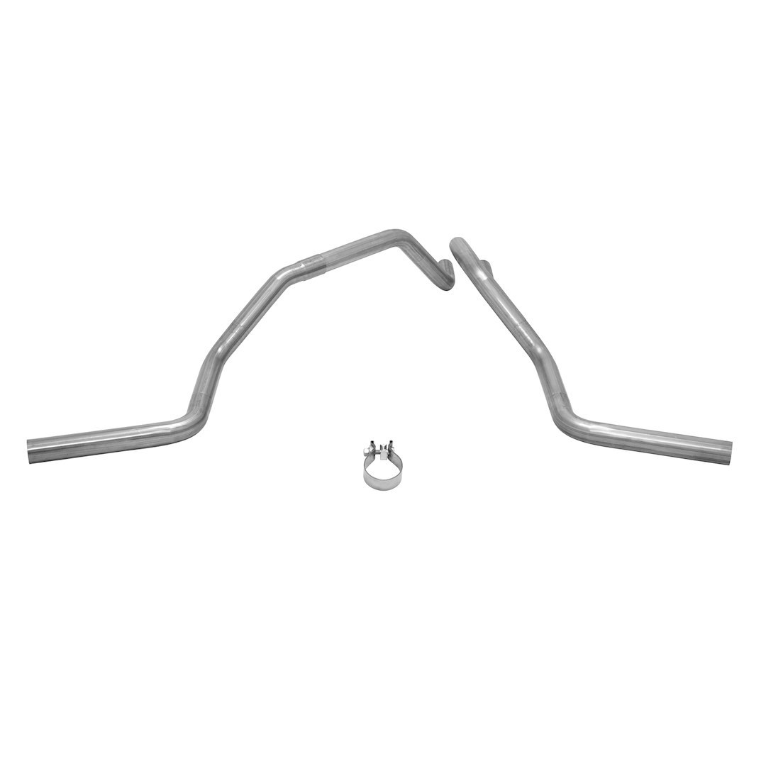 Flowmaster Exhaust Tail Pipe, 2-1/2 Inch Pipe Diameter, Aluminized Steel, Dual Out Side Exit, Without Tips – 15811