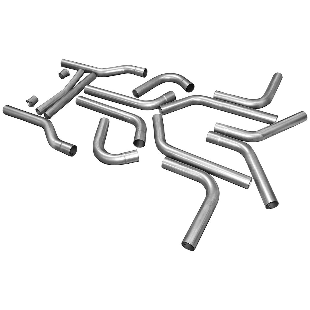 Flowmaster Exhaust System Kit, Exhaust System Kit Universal System, Aluminized Steel, Without Muffler, 2-1/2 Inch Pipe Diameter – 15936
