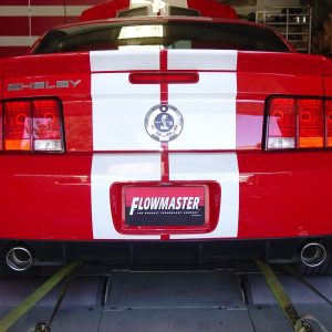 Flowmaster Exhaust System Kit, Force II ® Axle Back System, Aluminized Steel, With Mufflers, 2-1/2 Inch Pipe Diameter – 17410