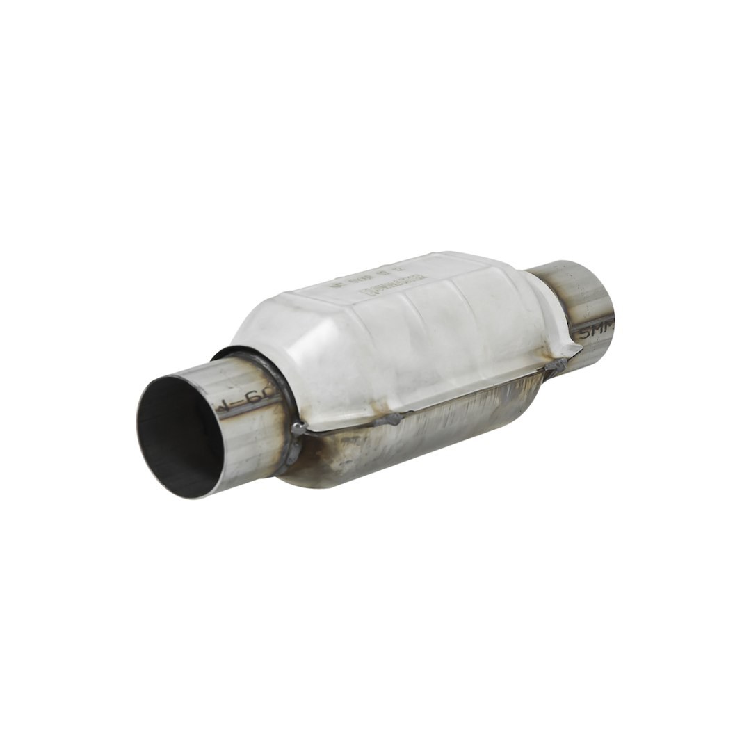 Flowmaster Catalytic Converter, 222 Series, 4-1/4 Inch Diameter Stainless Steel Case, Single 2-1/2 Inch Slip Fit Inlet – 2220125