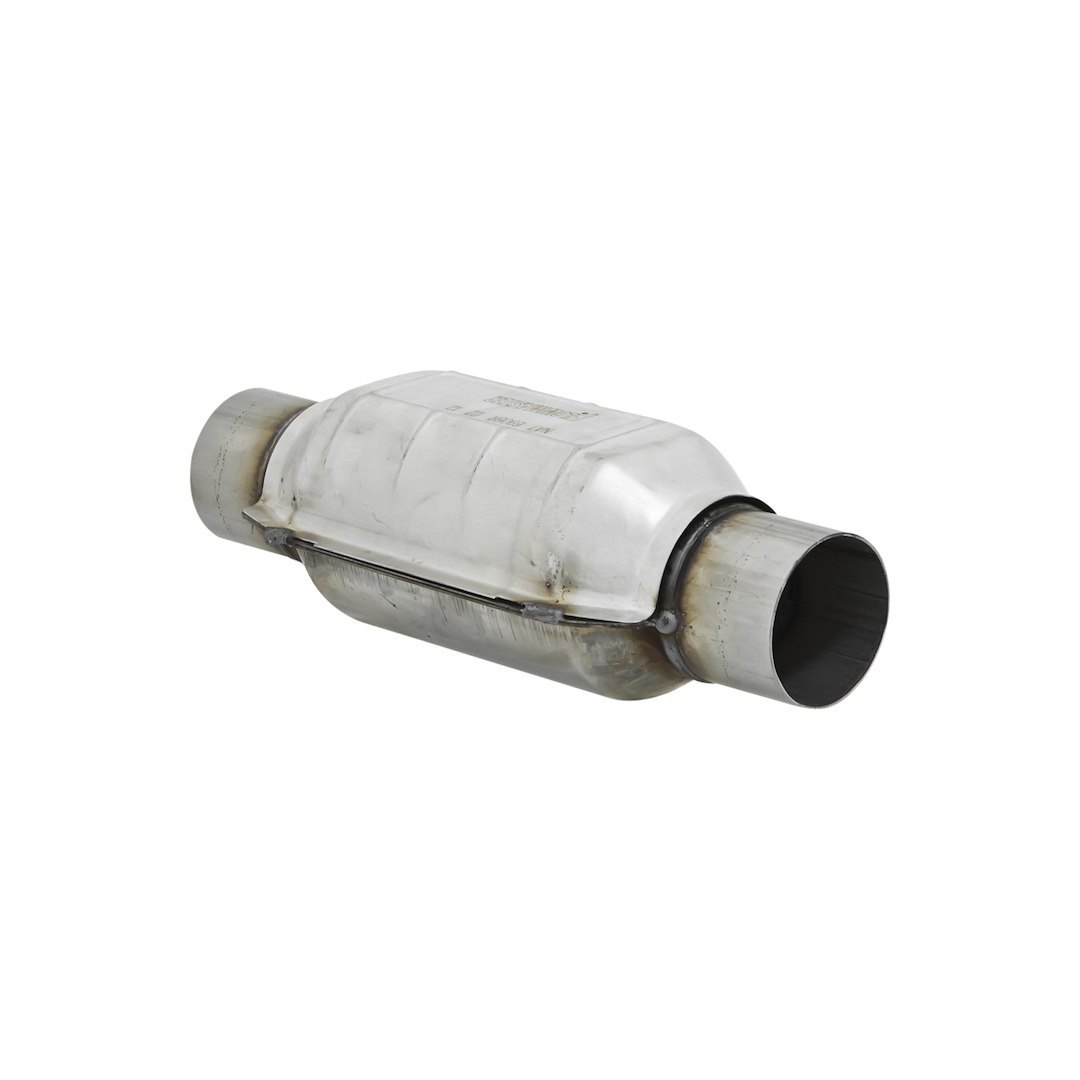 Flowmaster Catalytic Converter, 222 Series, 4-1/4 Inch Diameter Stainless Steel Case, Single 2-1/2 Inch Slip Fit Inlet – 2220125