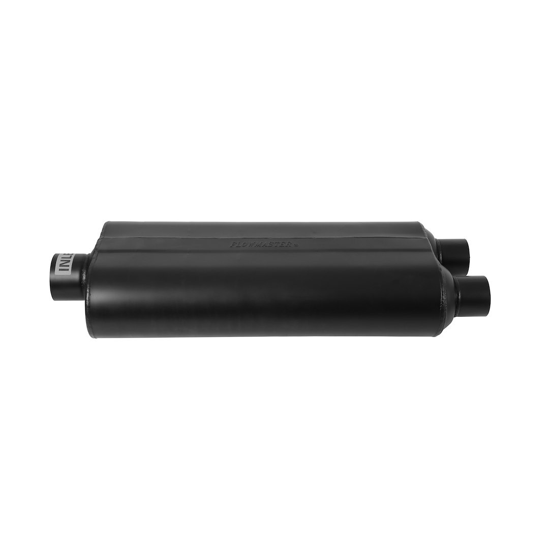 Flowmaster Exhaust Muffler, 70 Series ™ Big Block II ™, 10 Inch Width X 5 Inch Height Aluminized Steel Case, Single 3 Inch Center Inlet – 530702