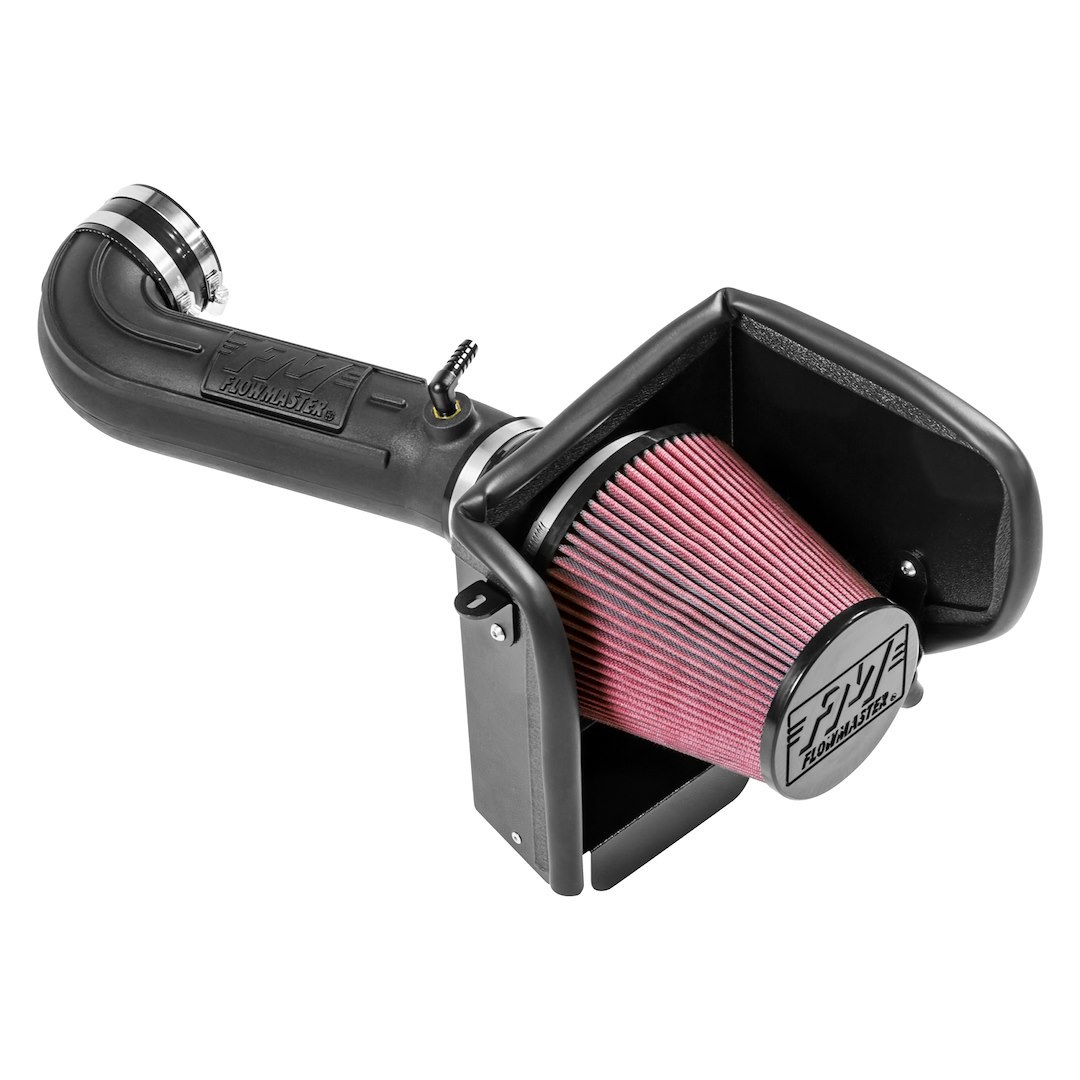 Flowmaster Cold Air Intake, Delta Force ®, Black Polyethylene Tube, 6 Inch Inside Diameter Cone Filter, Black Powder Coated Heat Shield – 615105