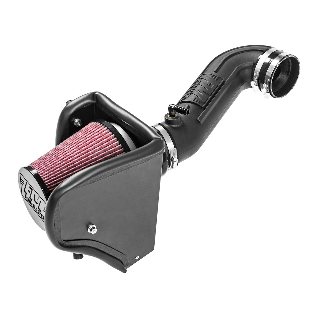 Flowmaster Cold Air Intake, Delta Force ®, Black Polyethylene Tube, 6 Inch Inside Diameter Cone Filter, Black Powder Coated Heat Shield – 615105