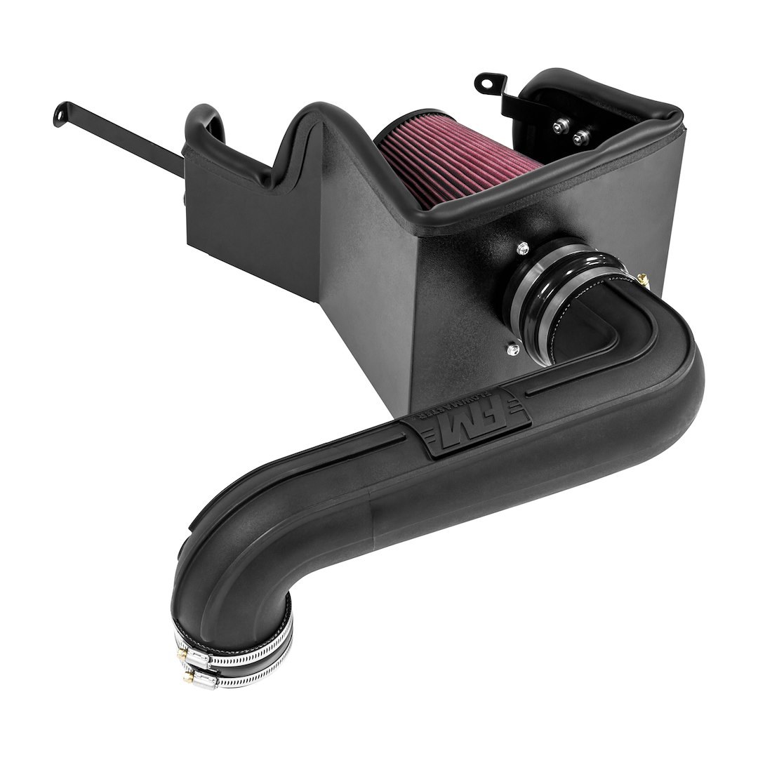 Flowmaster Cold Air Intake, Delta Force ®, Black Polyethylene Tube, 6 Inch Inside Diameter Cone Filter, Black Powder Coated Heat Shield – 615111