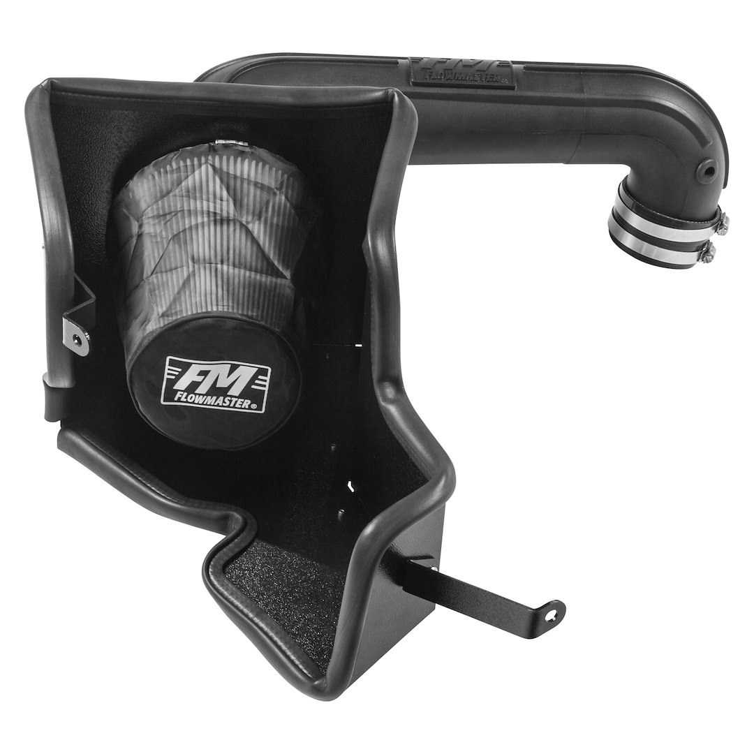 Flowmaster Cold Air Intake, Delta Force ®, Black Polyethylene Tube, 6 Inch Inside Diameter Round White Filter – 615111D