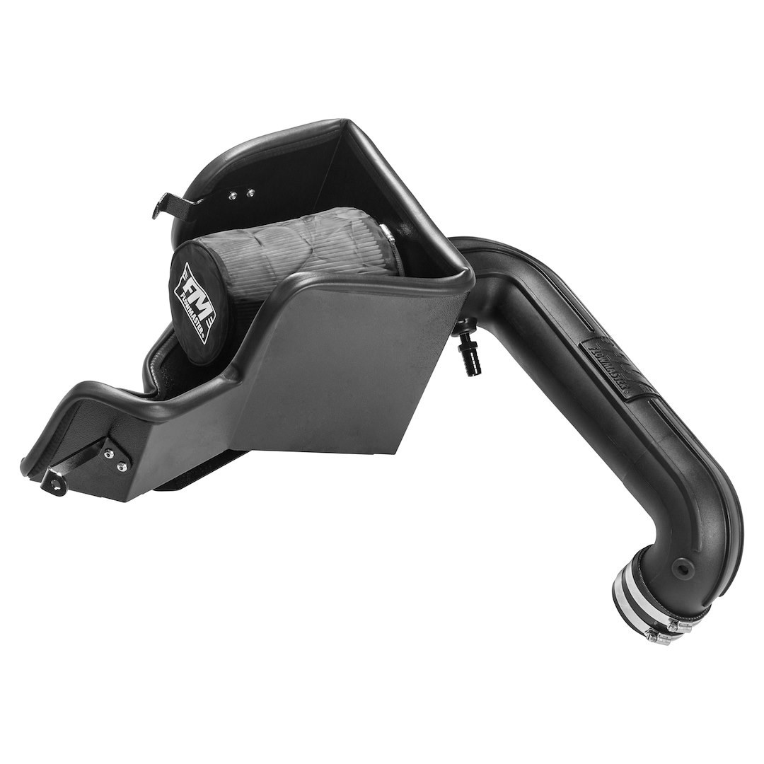 Flowmaster Cold Air Intake, Delta Force ®, Black Polyethylene Tube, 6 Inch Inside Diameter Round White Filter – 615111D