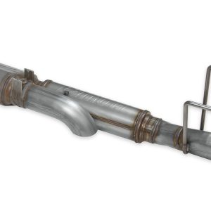 Flowmaster Exhaust Muffler, Flowfx, Stainless Steel Case, Single 3 Inch Diameter Inlet, Dual 3 Inch Diameter Center Outlet with Turndown – 717900