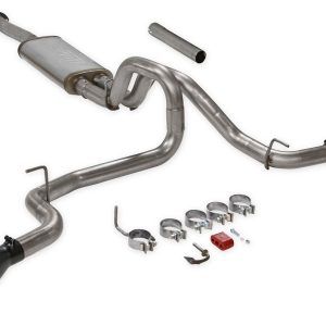 Flowmaster Exhaust System Kit, Flowfx Cat-Back System, 409S Stainless Steel, With Flowfx Series Muffler, 2-1/2 Inch Pipe Diameter – 717918