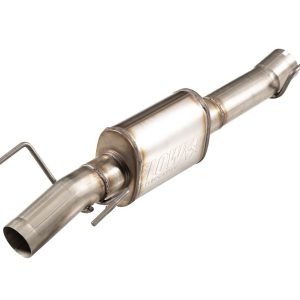 Flowmaster Exhaust Muffler, Flowfx, Direct-Fit, Oval Stainless Steel Case, Single Center 3-1/2 Inch Inlet, Single Center 3-1/2 Inch Outlet – 717941