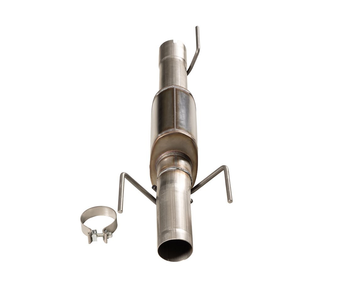 Flowmaster Exhaust Muffler, Flowfx, Direct-Fit, Oval Stainless Steel Case, Single Center 3-1/2 Inch Inlet, Single Center 3-1/2 Inch Outlet – 717941