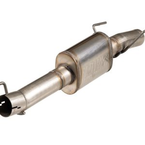 Flowmaster Exhaust Muffler, Flowfx, Direct-Fit, Oval Stainless Steel Case, Single Center 3-1/2 Inch Inlet, Single Center 3-1/2 Inch Outlet – 717941