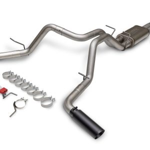 Flowmaster Exhaust System Kit, Flowfx Cat-Back System, 409S Stainless Steel, With Muffler, 4 Inch Pipe Diameter – 717987