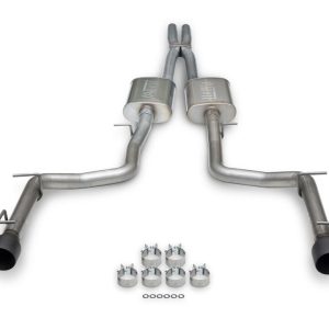 Flowmaster Exhaust System Kit, Flowfx Cat-Back System, Stainless Steel, With Muffler, 2-1/2 Inch Pipe Diameter, Dual Exhaust with Dual Exit – 717996