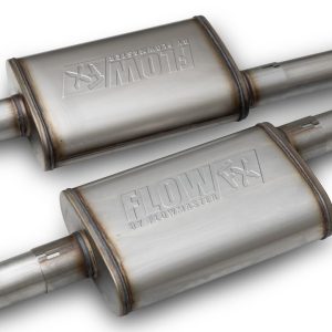 Flowmaster Exhaust System Kit, Flowfx Cat-Back System, Stainless Steel, With Muffler, 2-1/2 Inch Pipe Diameter, Dual Exhaust with Dual Exit – 717996